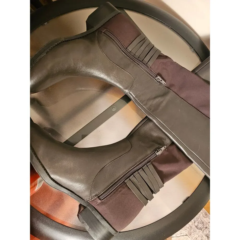 Vince Camuto Pauletta Leather Riding Boots